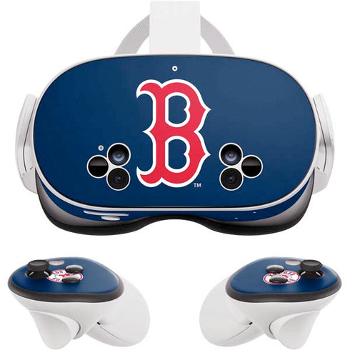 MLB Boston Red Sox - Solid Distressed Meta Quest 3S Skin