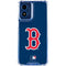 MLB Boston Red Sox - Solid Distressed Moto G Play 4G (2024) Clear Case
