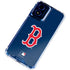 MLB Boston Red Sox - Solid Distressed Moto G Play 4G (2024) Clear Case