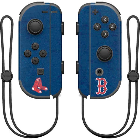 MLB Boston Red Sox - Solid Distressed Nintendo Skins