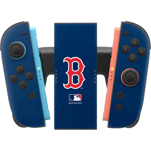 MLB Boston Red Sox - Solid Distressed Nintendo Switch 2 (2025) Joy-Con Controller Skin