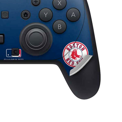 MLB Boston Red Sox - Solid Distressed Nintendo Switch 2 (2025) Pro Controller Skin