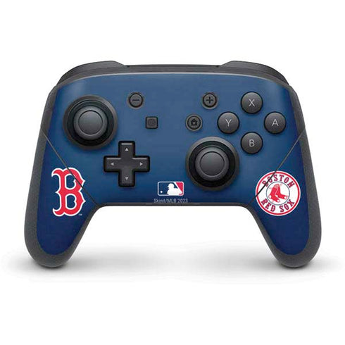 MLB Boston Red Sox - Solid Distressed Nintendo Skins
