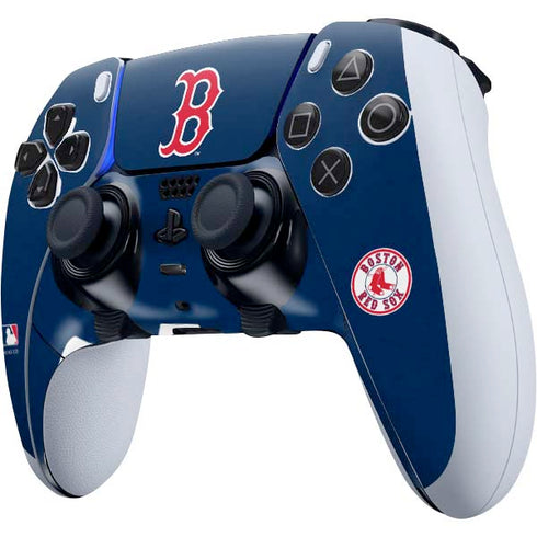 MLB Boston Red Sox - Solid Distressed PS5 DualSense Edge Pro Controller Skin