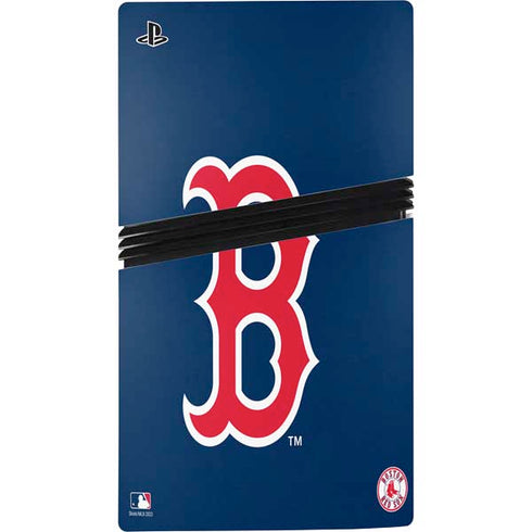 MLB Boston Red Sox - Solid Distressed PS5 Pro Bundle Skin