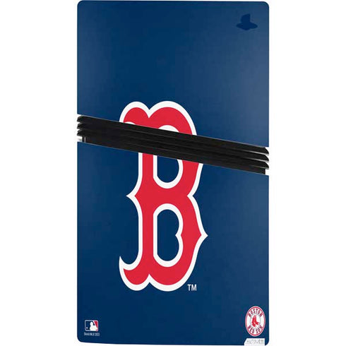 MLB Boston Red Sox - Solid Distressed PS5 Pro Bundle Skin
