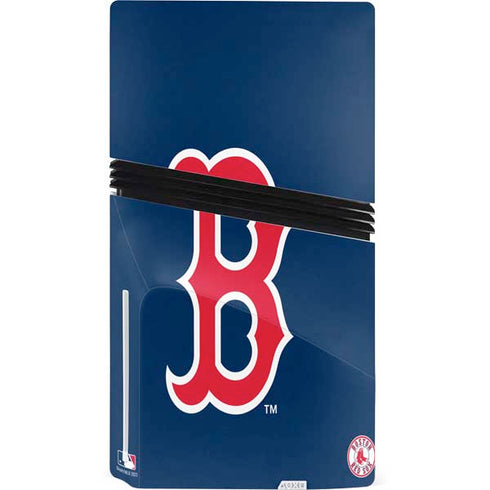 MLB Boston Red Sox - Solid Distressed PS5 Pro Disk Console Skin