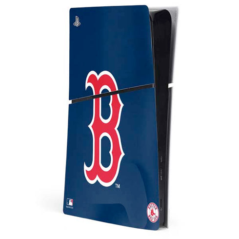 MLB Boston Red Sox - Solid Distressed PS5 Slim Digital Edition Console Skin