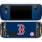 MLB Boston Red Sox - Solid Distressed Steam Deck Handheld Gaming Computer OLED Skin
