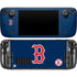 MLB Boston Red Sox - Solid Distressed Steam Deck Handheld Gaming Computer OLED Skin