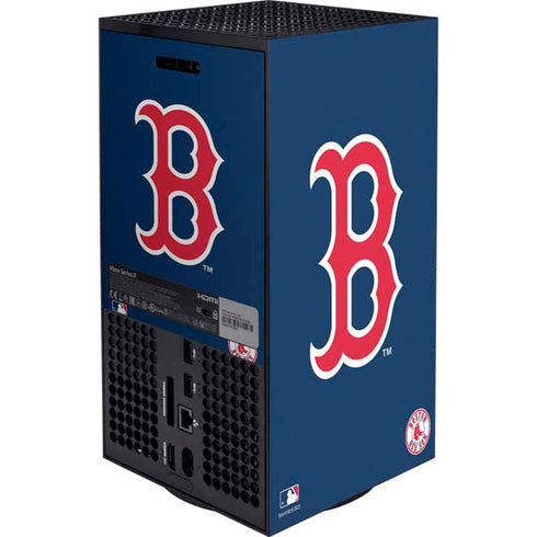 MLB Boston Red Sox - Solid Distressed Xbox Series X Bundle Skin