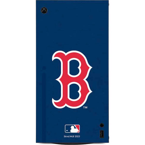 MLB Boston Red Sox - Solid Distressed XBox Series X Digital Edition Console Skin