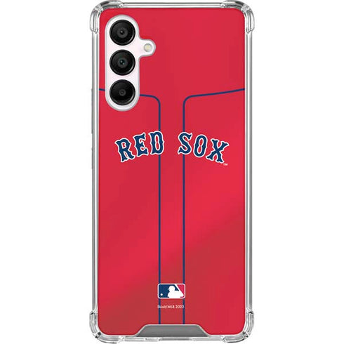 MLB Boston Red Sox Alternate/Away Jersey Galaxy A16 5G Clear Case