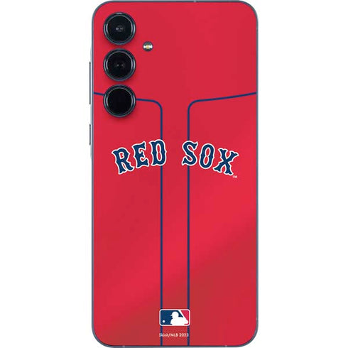 MLB Boston Red Sox Alternate/Away Jersey Galaxy A55 5G Skin