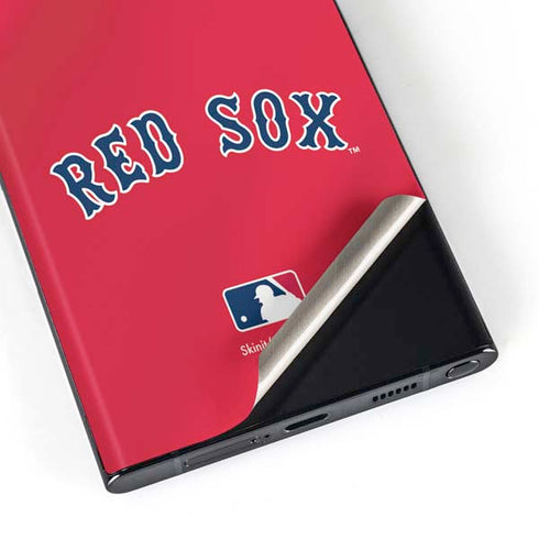 MLB Boston Red Sox Alternate/Away Jersey Galaxy Skins