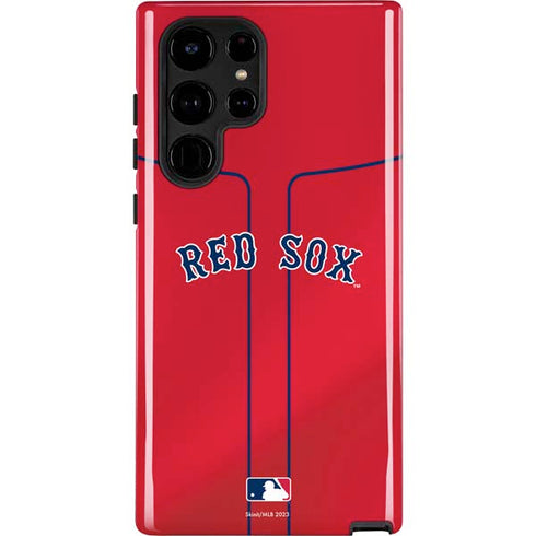 MLB Boston Red Sox Alternate/Away Jersey Galaxy S25 Ultra Impact Case