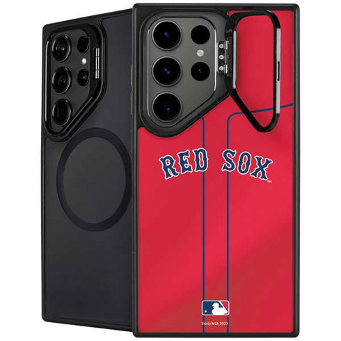 MLB Boston Red Sox Alternate/Away Jersey Galaxy S25 Ultra Kickstand Case