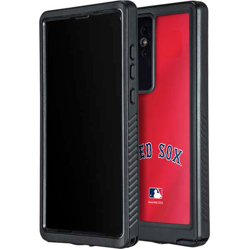 MLB Boston Red Sox Alternate/Away Jersey Galaxy S24 Ultra Waterproof Case