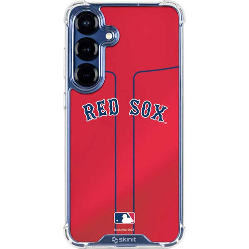 MLB Boston Red Sox Alternate/Away Jersey Galaxy S25 Clear Case