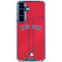 MLB Boston Red Sox Alternate/Away Jersey Galaxy S25 FE Clear Case