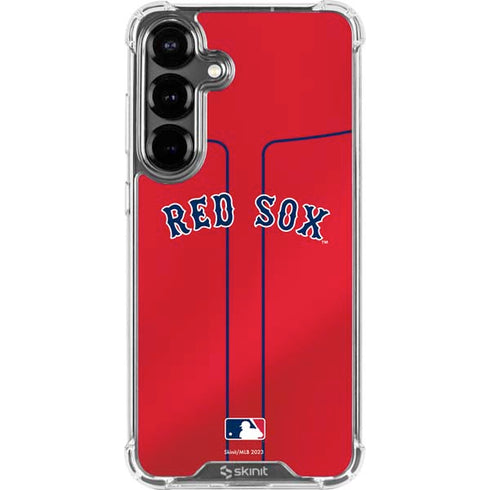 MLB Boston Red Sox Alternate/Away Jersey Galaxy S26 Clear Case