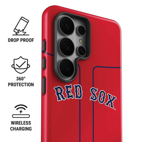 MLB Boston Red Sox Alternate/Away Jersey Galaxy S26 Ultra Impact Case
