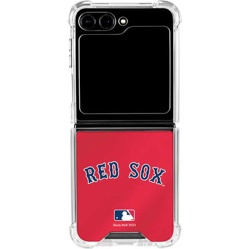 MLB Boston Red Sox Alternate/Away Jersey Galaxy Z Flip6 Clear Case