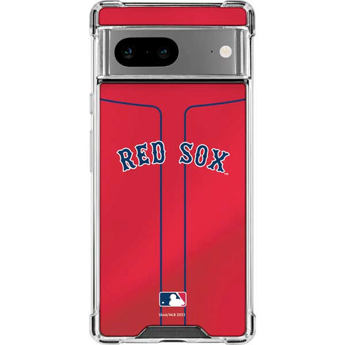 MLB Boston Red Sox Alternate/Away Jersey Google Pixel 8a Clear Case