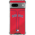 MLB Boston Red Sox Alternate/Away Jersey Google Pixel 8a Clear Case