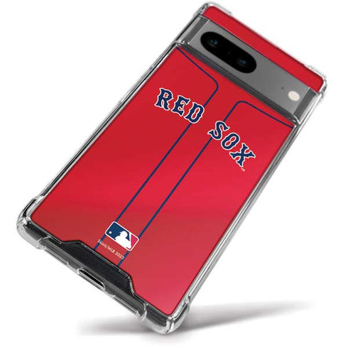 MLB Boston Red Sox Alternate/Away Jersey Google Pixel 8a Clear Case