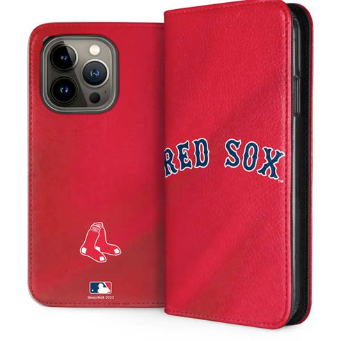 MLB Boston Red Sox Alternate/Away Jersey iPhone 14 Pro Folio Case