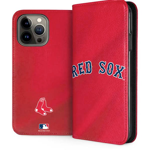 MLB Boston Red Sox Alternate/Away Jersey iPhone 15 Pro Max Folio Case