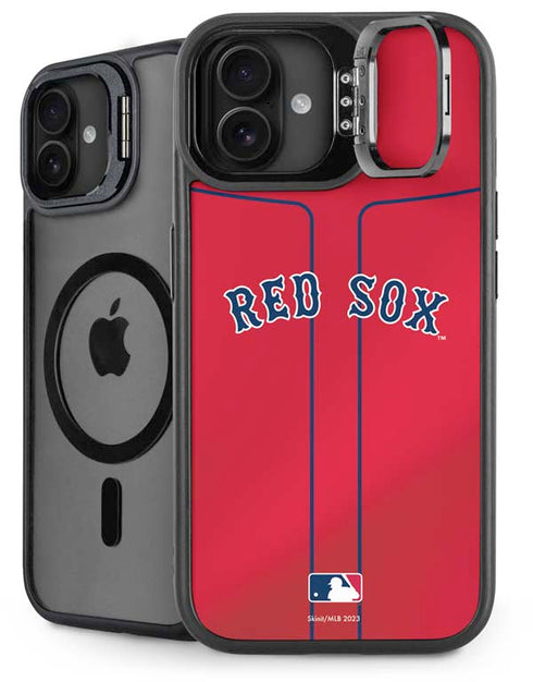 MLB Boston Red Sox Alternate/Away Jersey iPhone 16 Kickstand Case