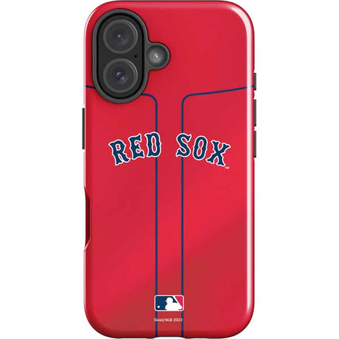 MLB Boston Red Sox Alternate/Away Jersey iPhone 16 Plus Impact Case