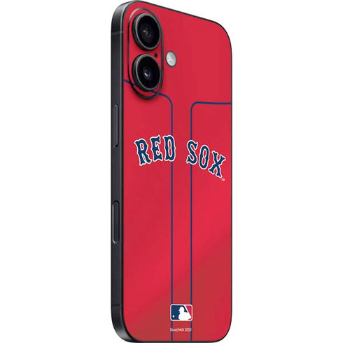 MLB Boston Red Sox Alternate/Away Jersey iPhone 16 Plus Skin