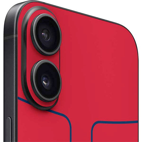 MLB Boston Red Sox Alternate/Away Jersey iPhone 16 Plus Skin