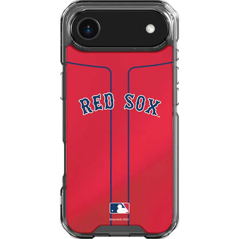 MLB Boston Red Sox Alternate/Away Jersey iPhone 17 Air Clear Case