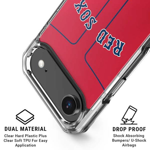 MLB Boston Red Sox Alternate/Away Jersey iPhone 17 Air Clear Case
