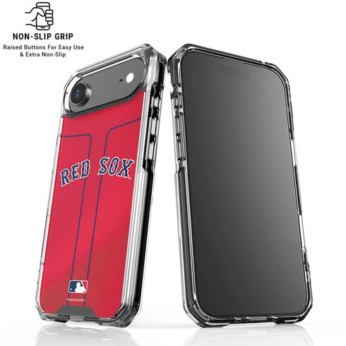 MLB Boston Red Sox Alternate/Away Jersey iPhone 17 Air Clear Case
