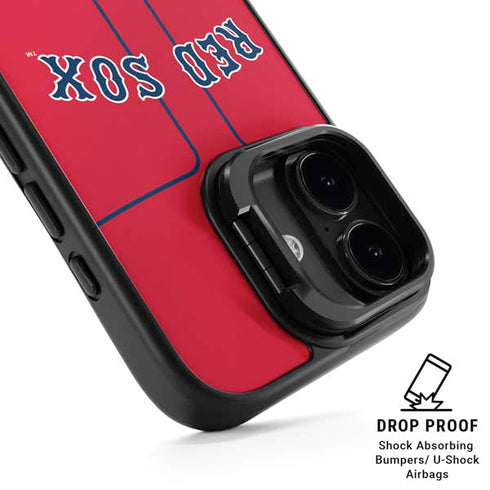 MLB Boston Red Sox Alternate/Away Jersey iPhone 17 Kickstand Case