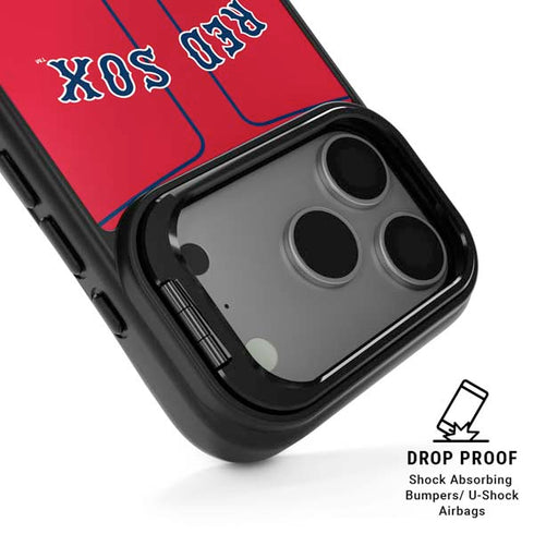 MLB Boston Red Sox Alternate/Away Jersey iPhone 17 Pro Kickstand Case