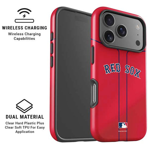 MLB Boston Red Sox Alternate/Away Jersey iPhone 17 Pro Magsafe Impact Case