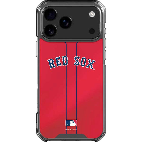 MLB Boston Red Sox Alternate/Away Jersey iPhone 17 Pro Max Clear Case