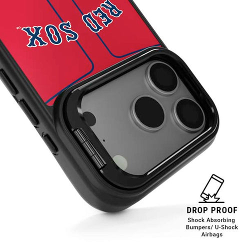 MLB Boston Red Sox Alternate/Away Jersey iPhone 17 Pro Max Kickstand Case