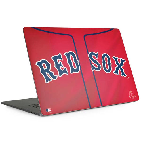 MLB Boston Red Sox Alternate/Away Jersey MacBook Skins