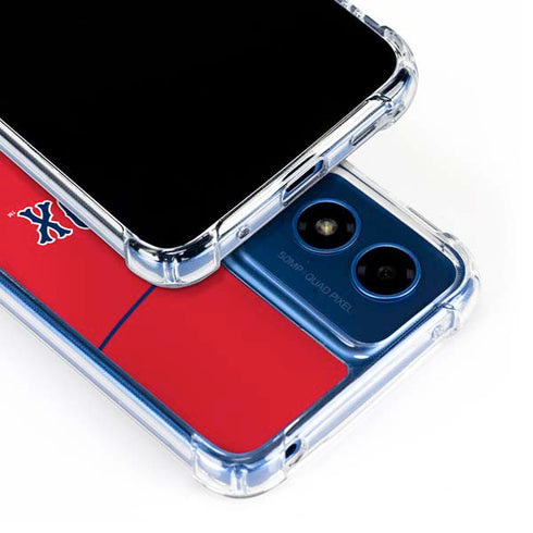 MLB Boston Red Sox Alternate/Away Jersey Moto G 5G (2024) Clear Case