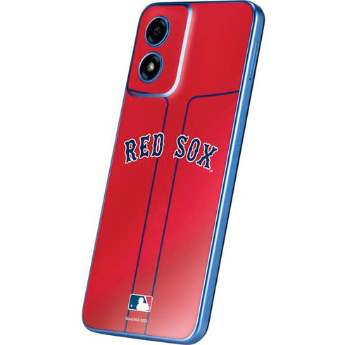 MLB Boston Red Sox Alternate/Away Jersey Moto G Play 4G (2024) Skin
