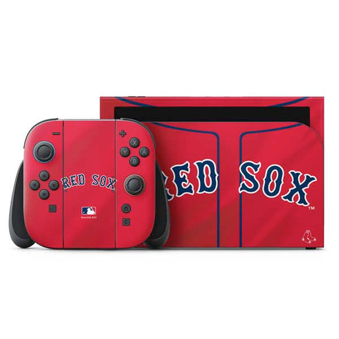 MLB Boston Red Sox Alternate/Away Jersey Nintendo Switch 2 (2025) with Joy-Con Skin
