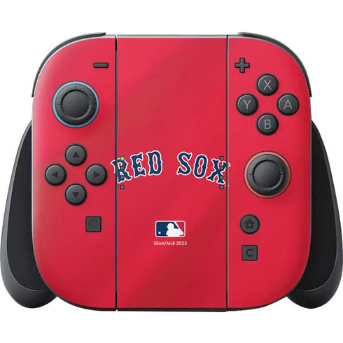 MLB Boston Red Sox Alternate/Away Jersey Nintendo Switch 2 (2025) Joy-Con Controller Skin