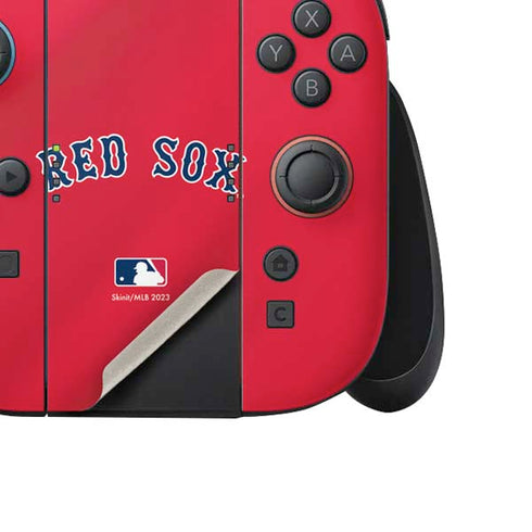 MLB Boston Red Sox Alternate/Away Jersey Nintendo Switch 2 (2025) Joy-Con Controller Skin